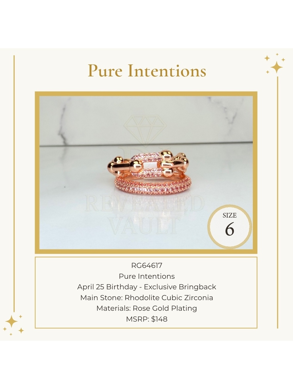 Pure Intentions - Size 6 - OG